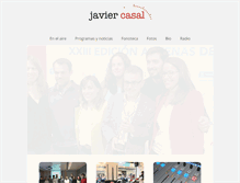 Tablet Screenshot of javiercasal.com