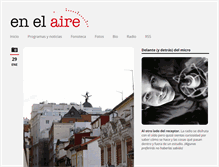 Tablet Screenshot of enelaire.javiercasal.com